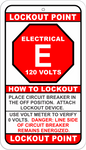 Electrical Lockout Point Identification Tag CIRCUIT BREAKER