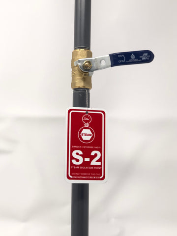 Steam S-2 Lockout Point Identification Tag
